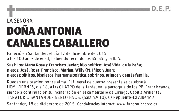 Antonia Canales Caballero