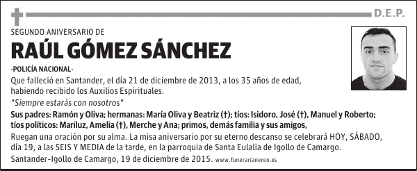 RAÚL GÓMEZ SÁNCHEZ