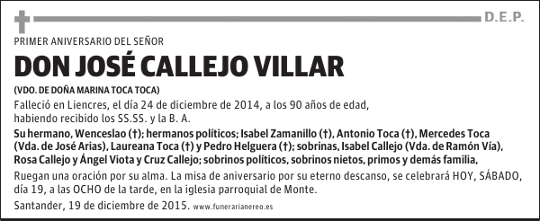 JOSE CALLEJO VILLAR