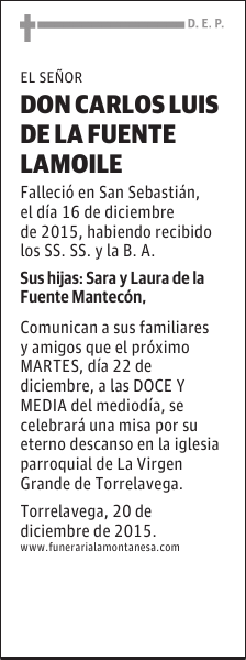 Carlos Luis de la Fuente Lamoile
