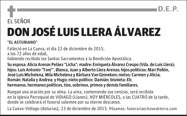 JosÃ© Luis Llera Ãlvarez