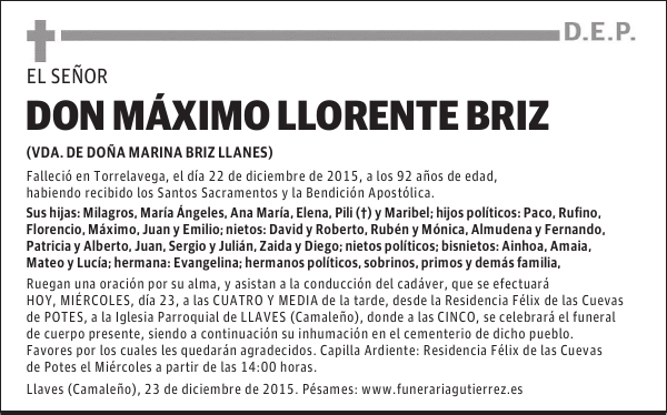 MÃ¡ximo Llorente Briz