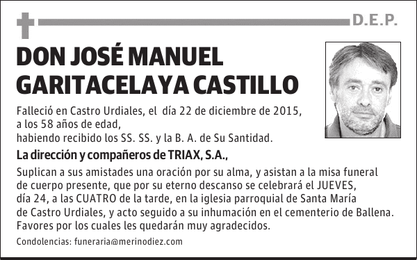 José Manuel Garitacelaya Castillo 2
