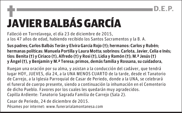 Javier Balbás García