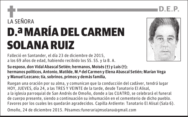 María del Carmen Solana Ruiz