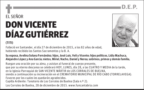 Vicente DÃ­az GutiÃ©rrez