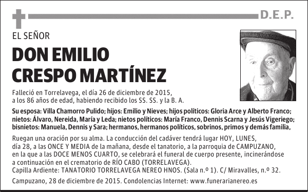 Emilio Crespo MartÃ­nez