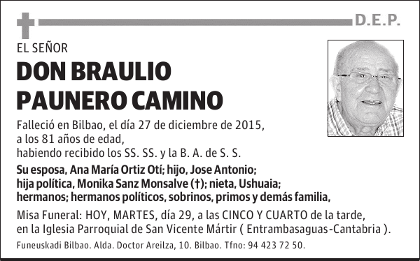 Braulio Paunero Camino