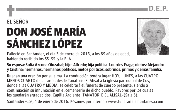 José María Sánchez López