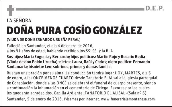 Pura Cosío González