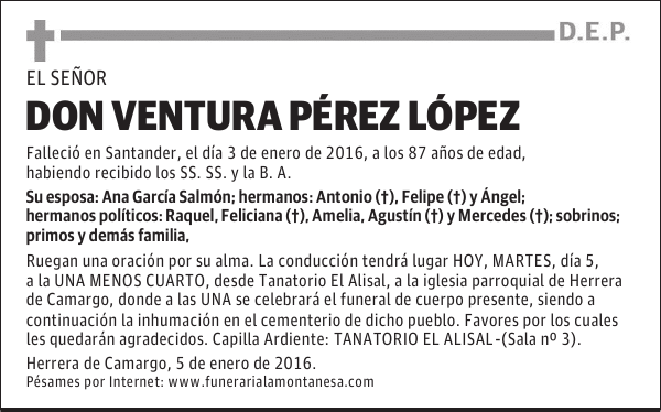 Ventura Pérez López