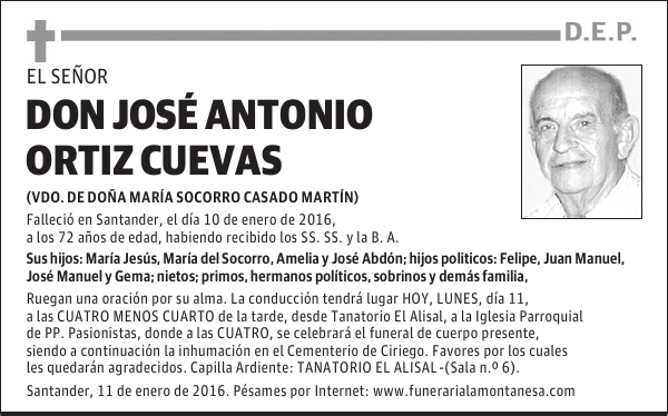 Jose Antonio Ortiz Cuevas