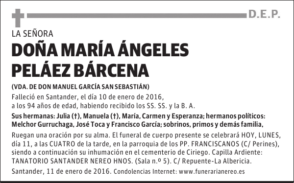 María Ángeles Pelaez Bárcena