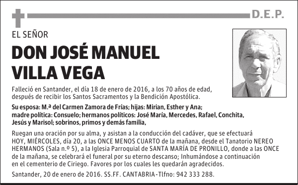 José Manuel Villa Vega
