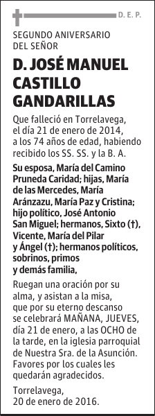 José Manuel Castillo Gandarillas
