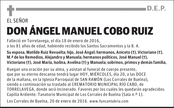 Ángel Manuel Cobo Ruiz