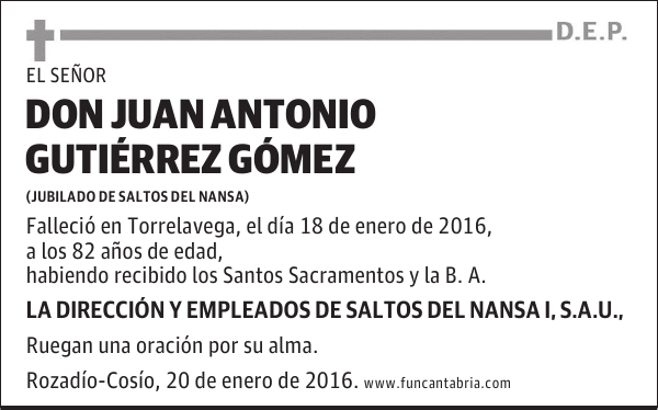 Juan Antonio Gutiérrez Gómez