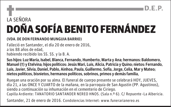 Sofía Benito Fernández
