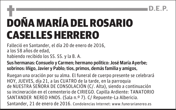 María del Rosario Caselles Herrero