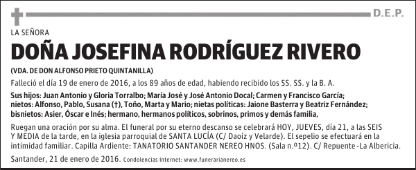 Josefina Rodríguez Rivero