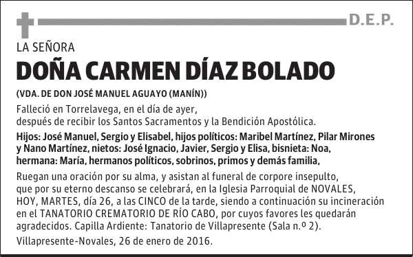 Carmen Díaz Bolado