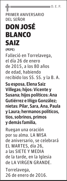 José Blanco Saiz