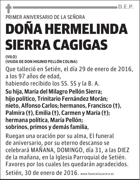 Hermelinda Sierra Cagigas