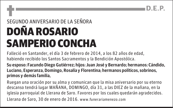 Rosario Samperio Concha