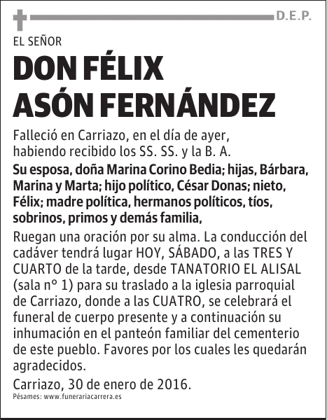 FÉLIX ASON FERNANDEZ