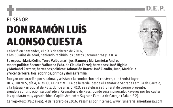 Ramón Luis Alonso Cuesta