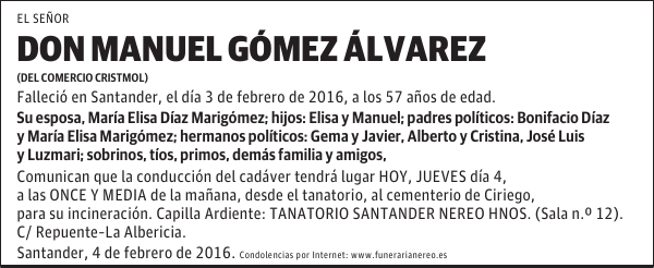 Manuel Gómez Álvarez