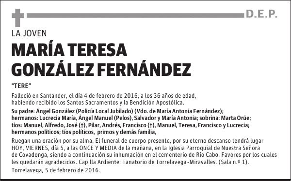 Teresa González Fernández