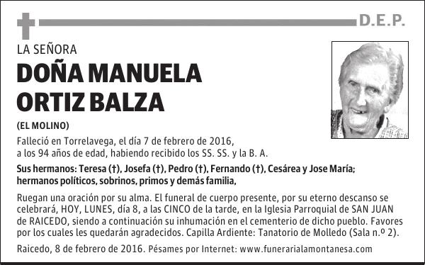 Manuela Ortíz Balza