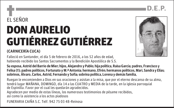 Aurelio Gutiérrez Gutiérrez