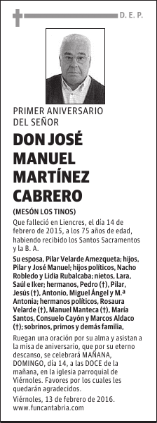 José Manuel Martínez Cabrero