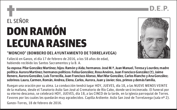 RAMÓN LECUNA RASINES