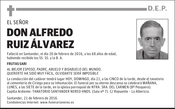 DON ALFREDO RUIZ ÁLVAREZ