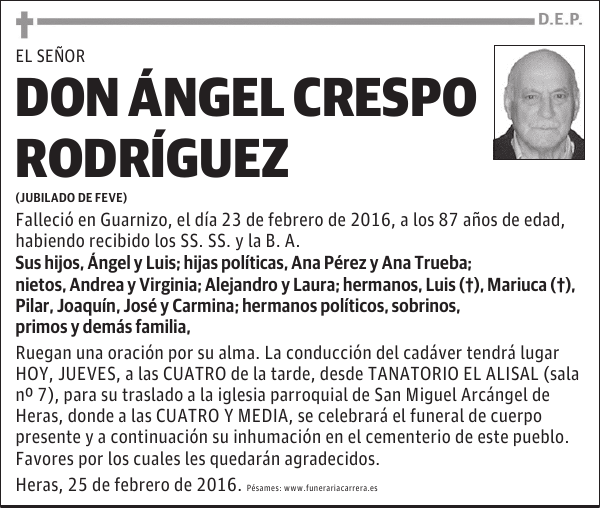 DON ÁNGEL CRESPO RODRÍGUEZ