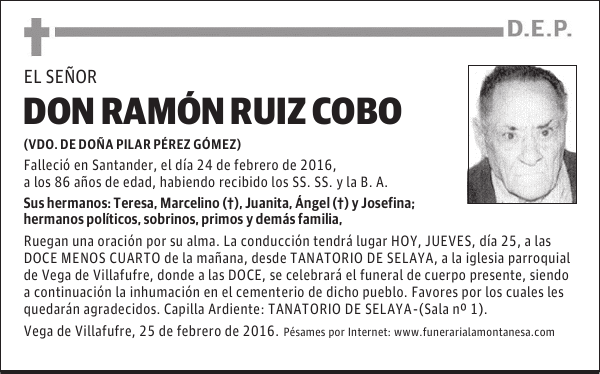 Don Ramón Ruiz Cobo