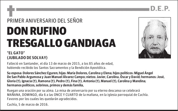 Don Rufino Tresgallo Gandiaga