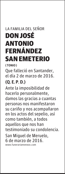 DON JOSÉ ANTONIO FERNÁNDEZ SAN EMETERIO