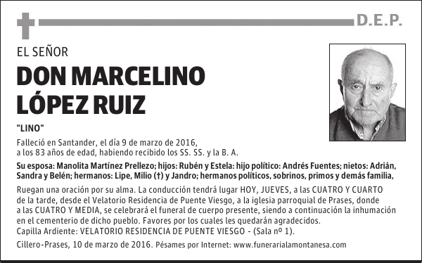 Don Marcelino López Ruiz