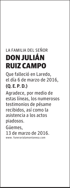 Don Julián Ruiz Campo
