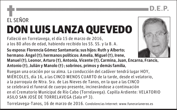 DON LUIS LANZA QUEVEDO