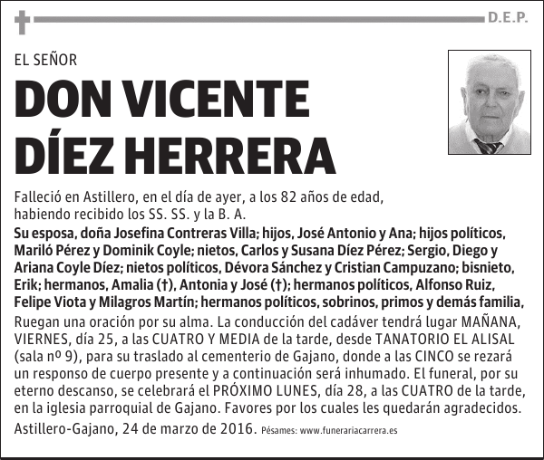 DON VICENTE DIEZ HERRERA