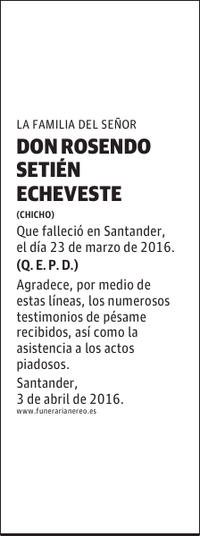 DON ROSENDO SETIÉN ECHEVESTE