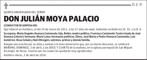DON JULIAN MOYA PALACIO