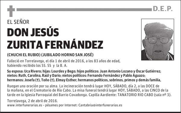 DON JESÚS ZURITA FERNÁNDEZ