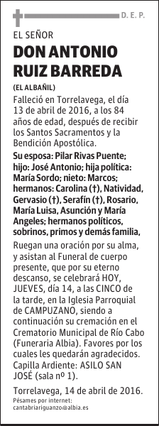 DON ANTONIO RUIZ BARREDA