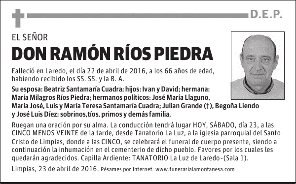 Don Ramón Ríos Piedra